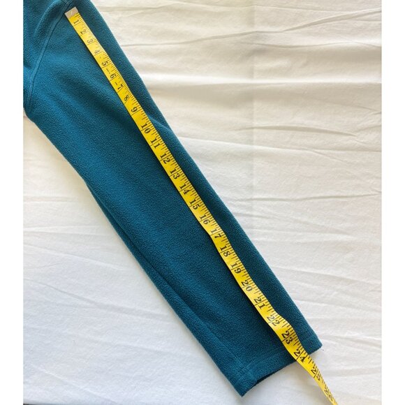 Old Navy Fleece Zip Up Jacket Womens Size L Teal Embroidered "Chase The Spirit" - Picture 5 of 9